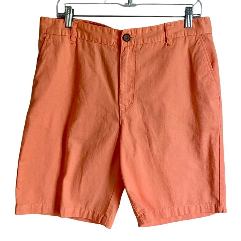 Havana Jim Men's Orange Cotton Shorts Size 34 with 8.5 inseam NEW